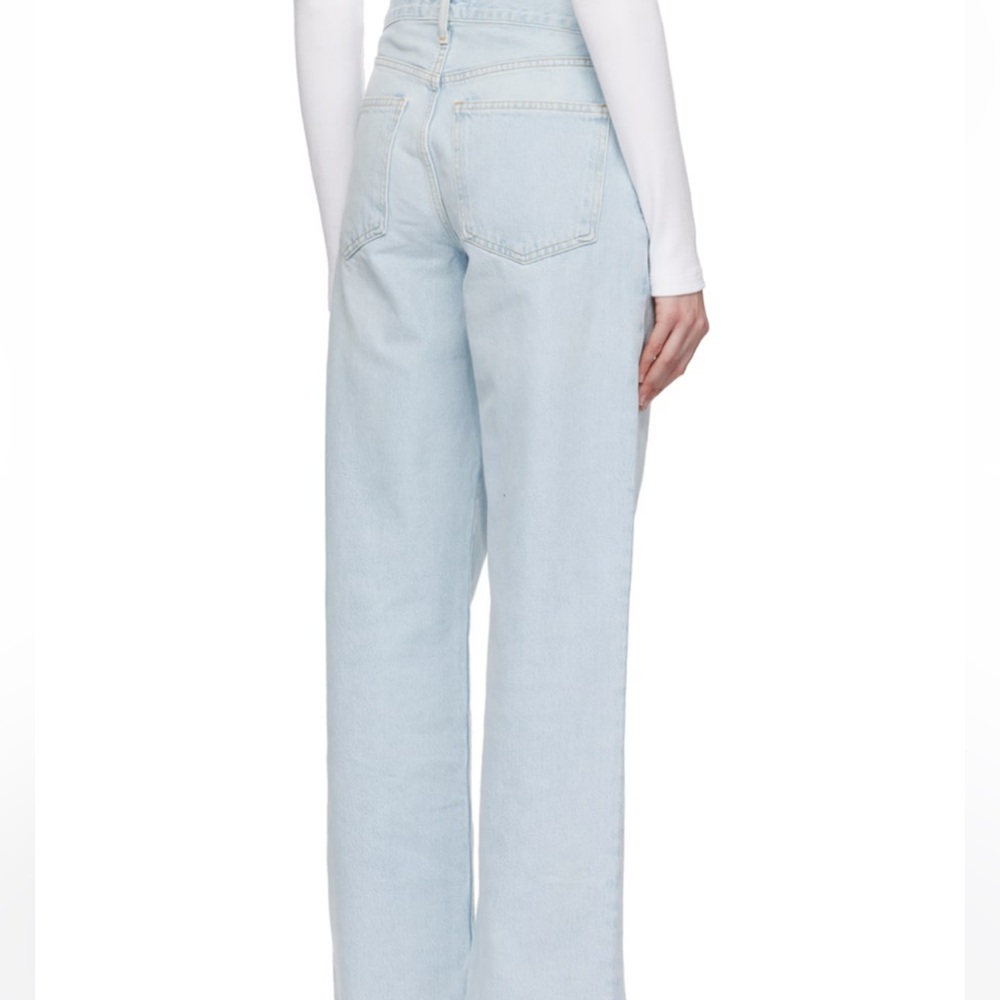 Agolde 100% Cotton Low Rise Baggy Fusion Jeans in Ceremony - Picture 8 of 11